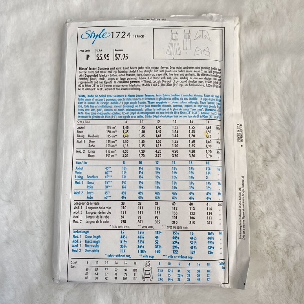 Style Sewing Pattern - Picture 2 of 2